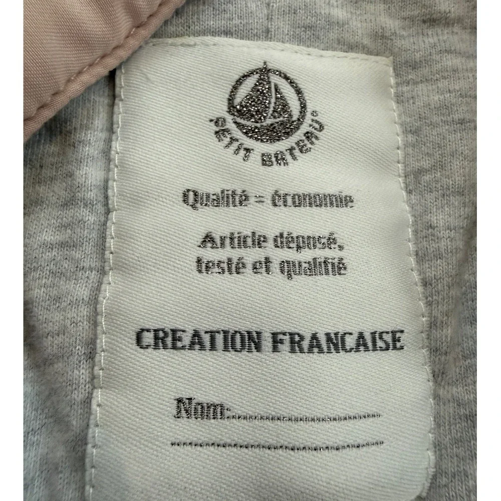 Petit Bateau Baby Girls Pink Padded Hooded Pram Suit Snowsuit 24M French Design